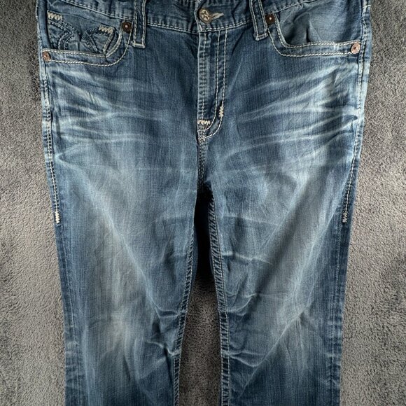 Big Star Denim Blue Jeans Men Urban Unton Straight Cut Vintage Collection 38R - Picture 1 of 16